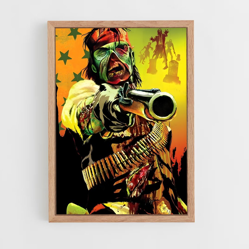 Poster L'Héritier de la Mort – affiche Red Dead Redemption (vue 4)